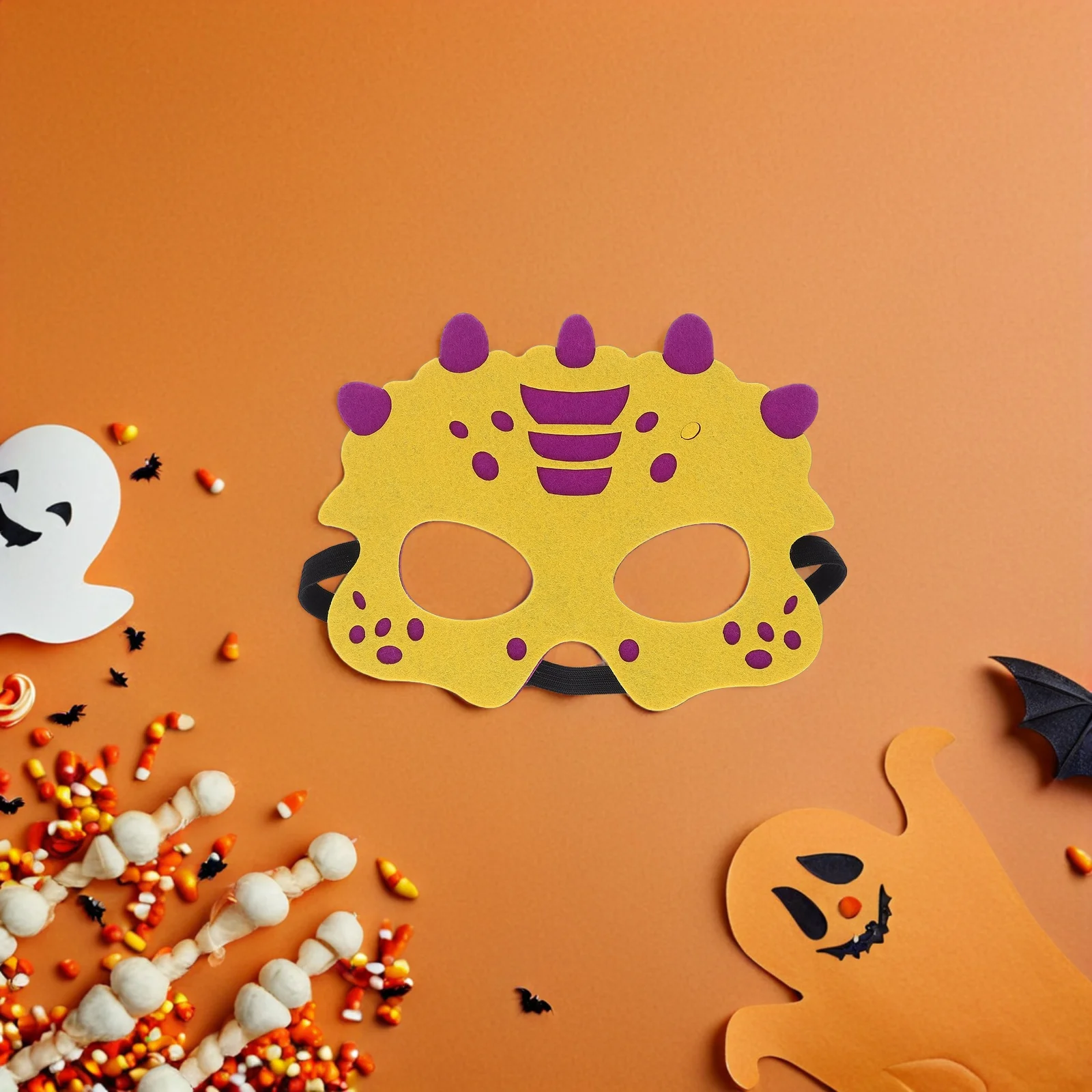 12 stuks dinosaurus gezichtsmaskers voor kinderen levendig vilt ontwerp comfortabele pasvorm ideaal voor maskerade thema evenementen plezier