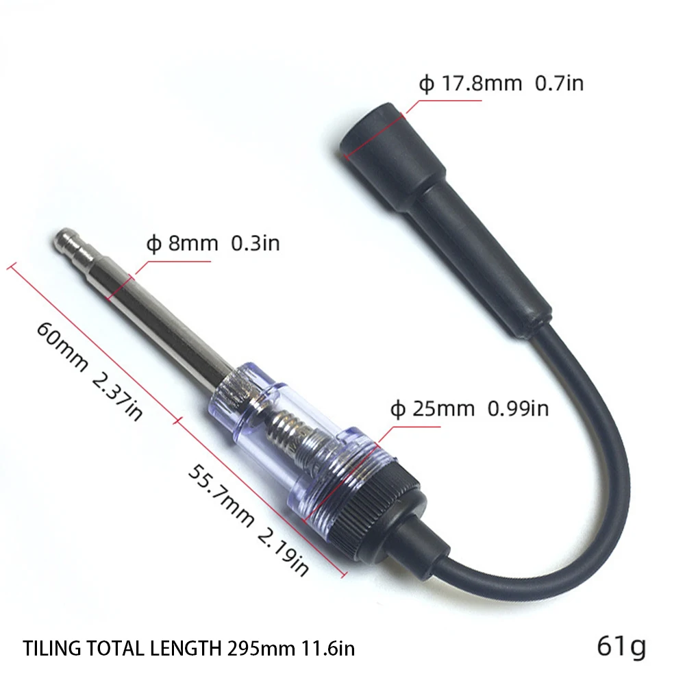 Bolígrafo probador de bujías de coche negro, diagnóstico rápido, Detector de verificación automática, herramienta de diagnóstico, probador de bobina de sistema de encendido, bujía