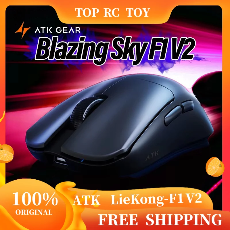 atk-f1-v2-ultra-max-souris-de-jeu-sans-fil-tri-mode-paw3950-double-8k-leger-ergonomie-esports-souris-accessoire-pc-personnalise