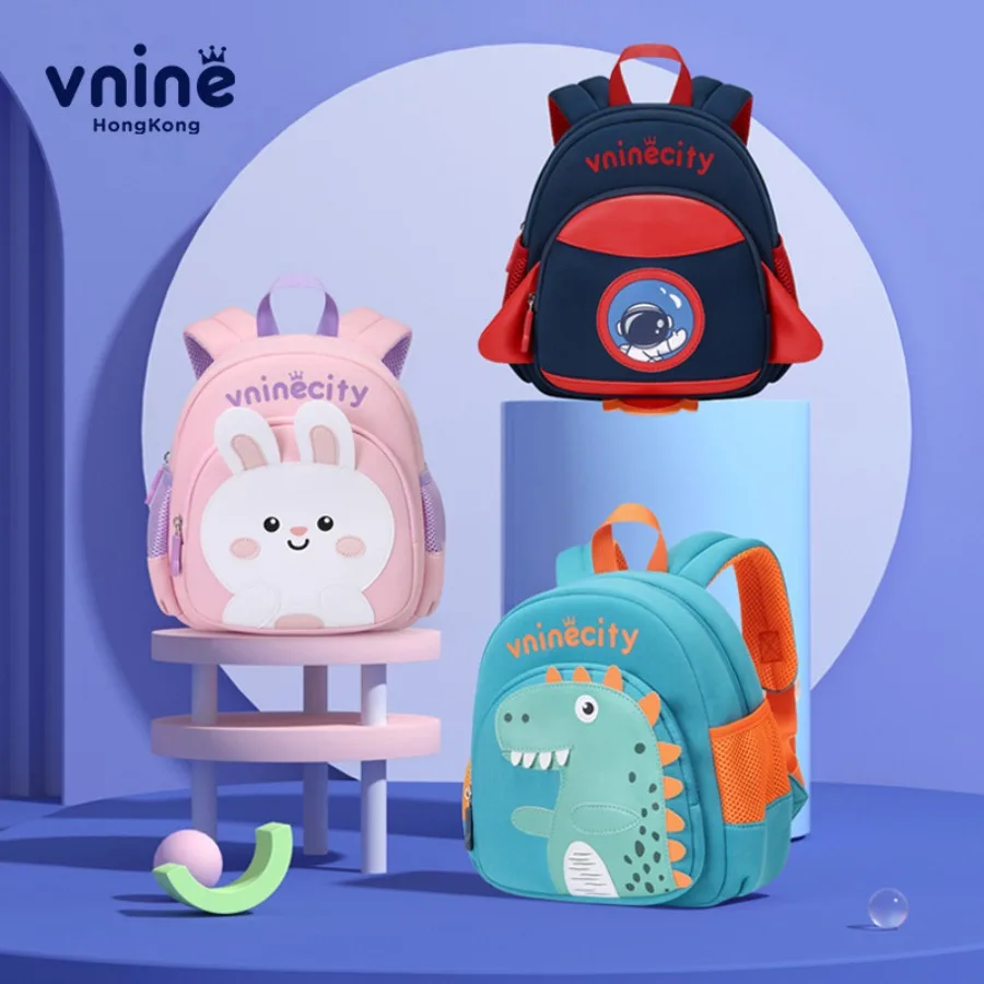 

【Товар в наличии】Школьный рюкзак Ninth City Kindergarten для мальчиков и девочек, сверхлегкий детский рюкзак, вместительный, с защитой от потери.