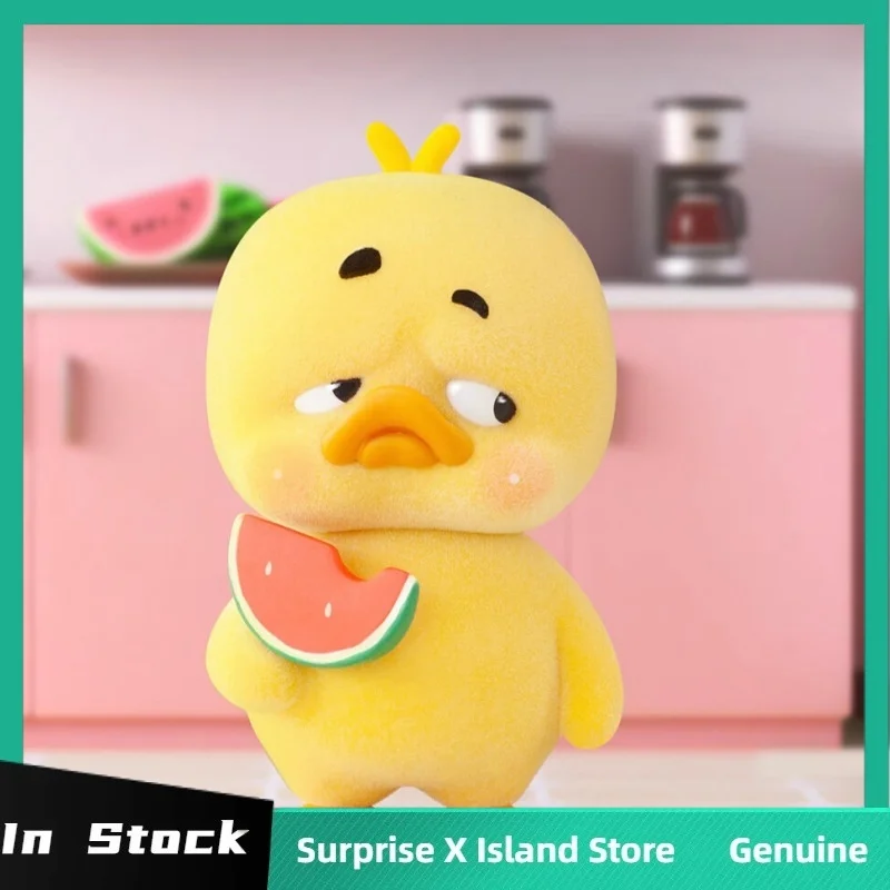Genuine Upsetduck Stop The Spiral Duck Series Blind Box Figure Dolls Cute Desktop Ornament Model Toys Upsetduck Mystery Box Gift