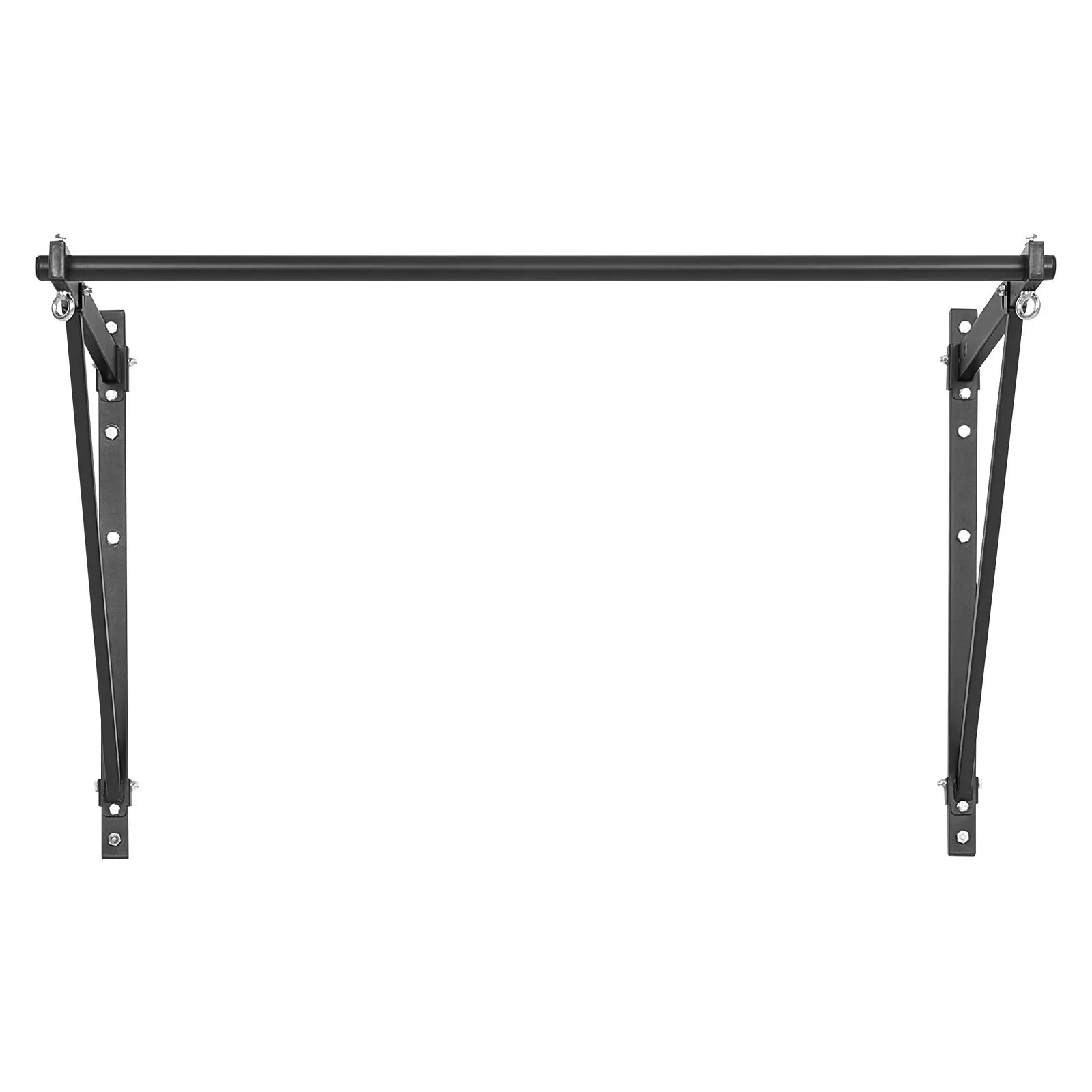 Pull Up Bar, 50 in Width Wall Mounted Pull Ups, Adjustable Depth 22" or 30" from Wall, Heavy Duty Steel Upper Body Workout Ba