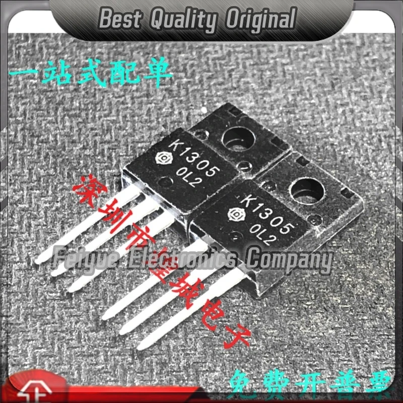 5PCS-20PCS  2SK1305 K1305  TO-220F MOS 100V 10A  Best Quality Imported Original