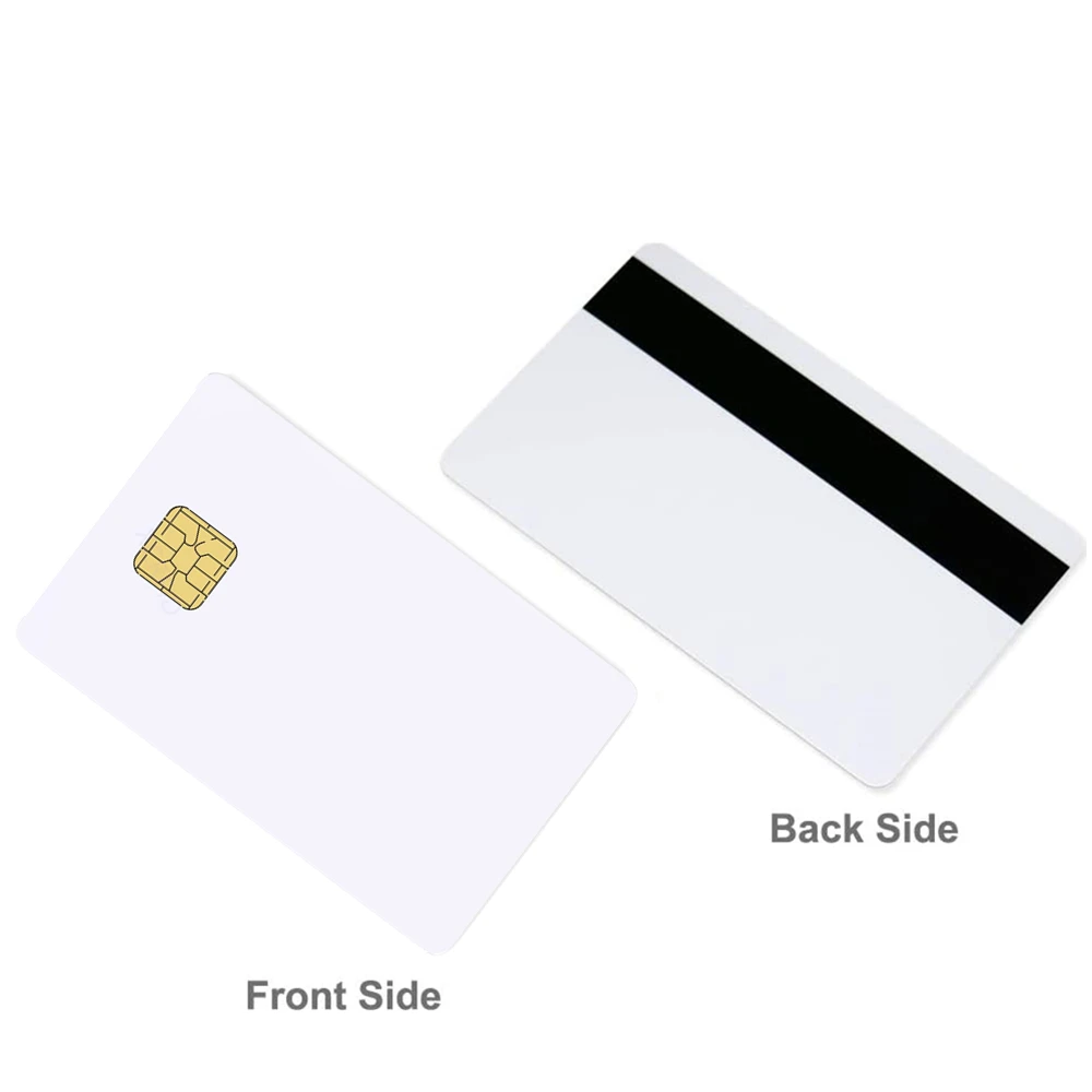 10 шт. SLE4428 Hi Co 2750OE 4000OE магнитная полоса, размер кредитной карты, Стандартная карта из ПВХ