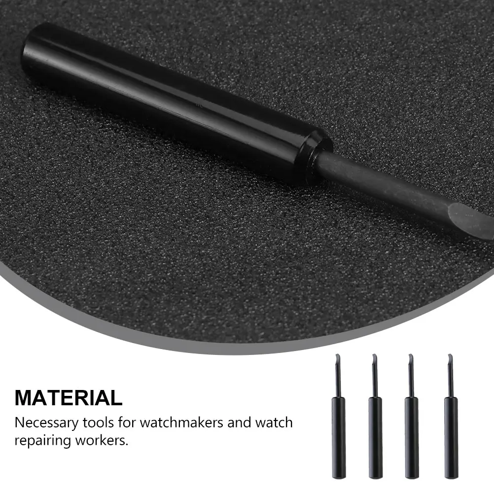 

4 Pcs Pry Watch Cover Tool Snap off Case Opener Type Watchmaker Tools for Back Metal Iron