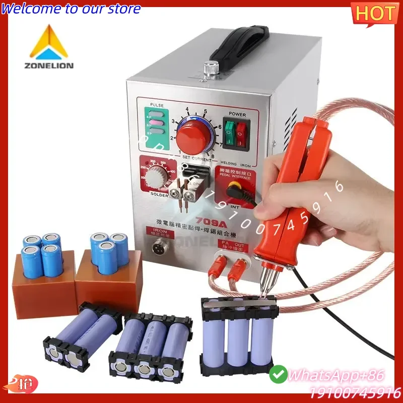 CE Certificate Digital Control Battery Spot Welding Machine With 70B Welding Pen for Lithium Battery Pack Assembly Welding