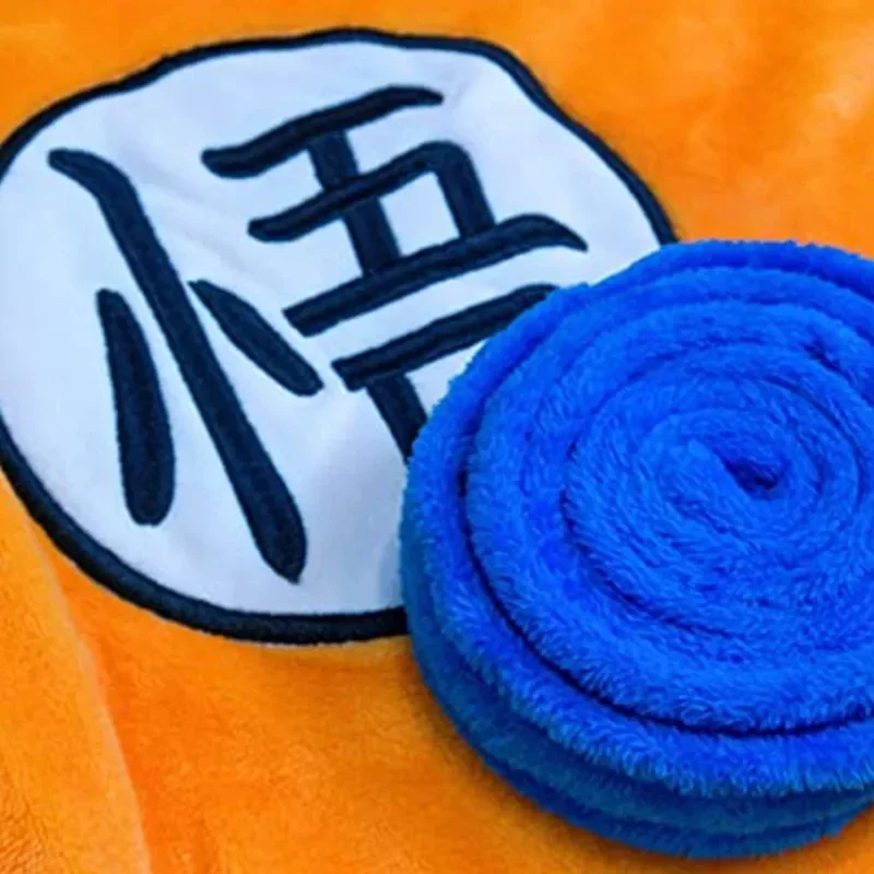 أنيمي سون جوكو تأثيري رداء حمام ، كاكاروتو منامة للبالغين الأطفال ، الدفء ، الفانيلا الناعمة ، فستان حفلة الهالوين ، الشتاء