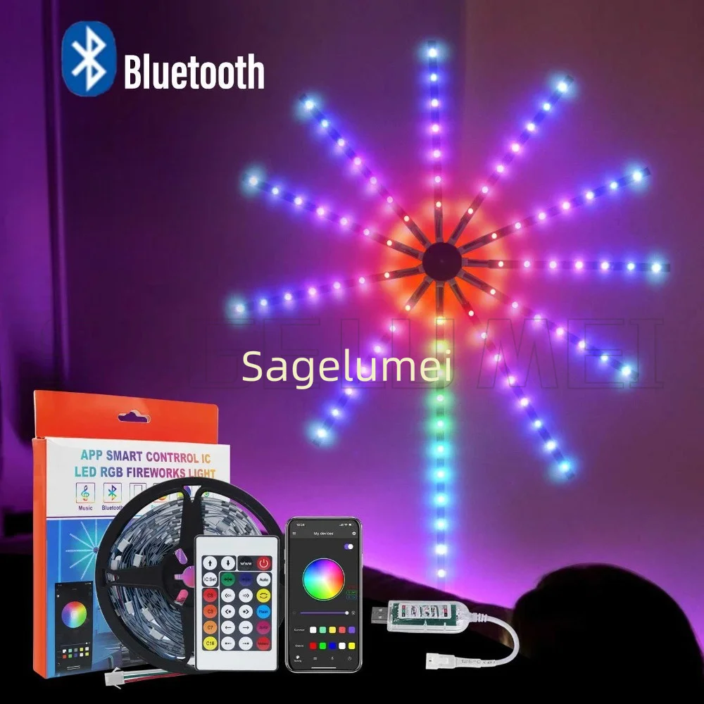 360LEDs Christmas Decoration Light RGBIC LED String Light USB LED Garland Lamp Outdoor Garden Room Wedding Decor Fairy Lights