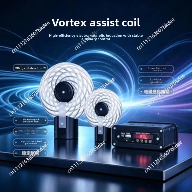 Vortex Field Energy Coil Generator, Resonance Desktop Instrument for Mind‑Body Conditioning, Home Meditation Stress Relief