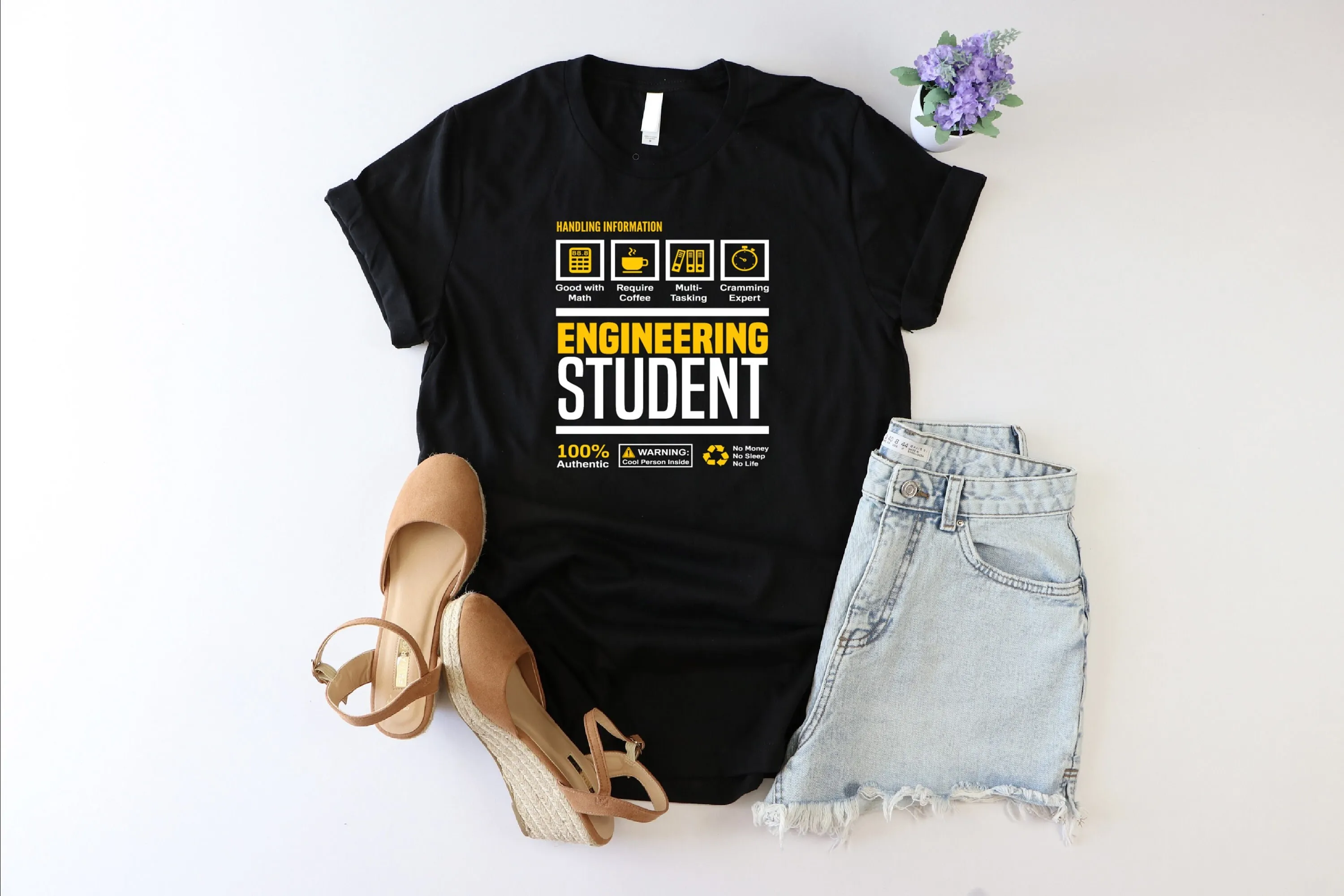 Handling Information T Shirt Engineer Graduation Nerd Electrical Engineering Student Life Mom