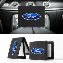 Auto Accessories Car Driving License ID Card Bank Card Wallet For Ford Focus mk2 mk3 Fiesta mk7 Ranger Mondeo mk4 S-MAX Mustang