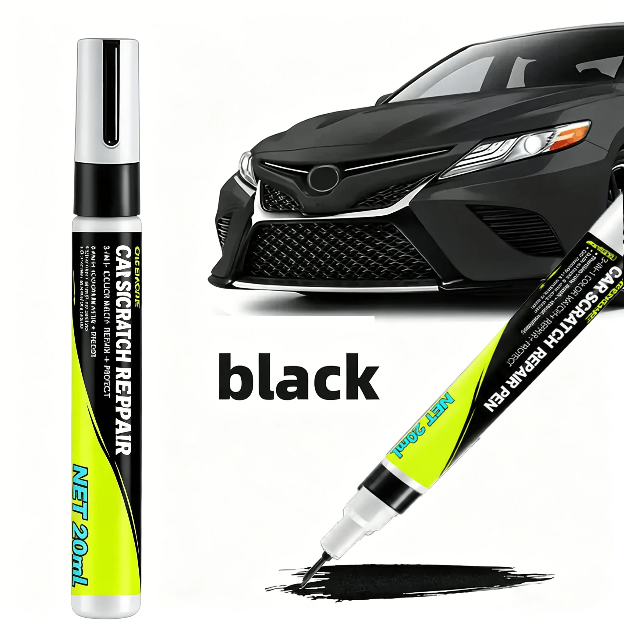 Car Scratch Repair Paint Pen 20g Touch Up Brush Color Matching Auto Body Paint Restorer for Stone Chips Scuffs Cars Trucks SUV