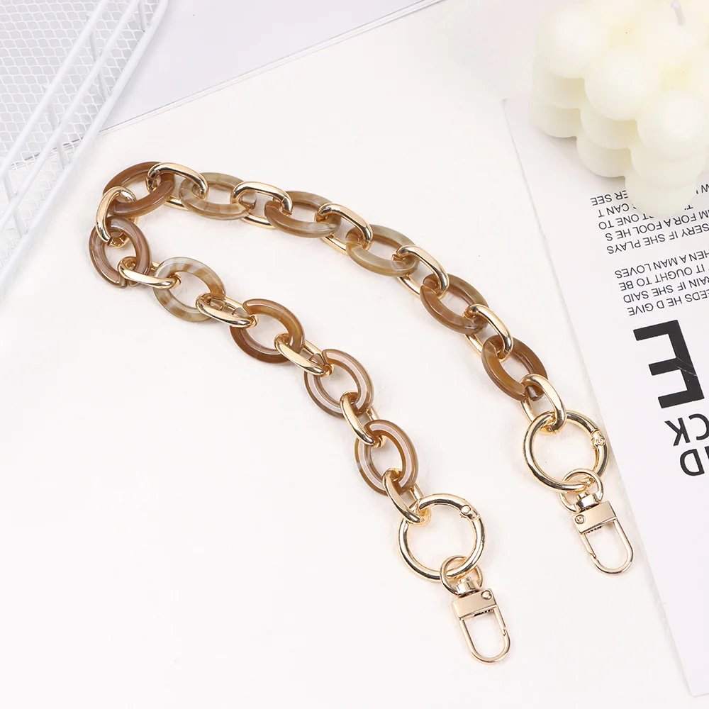 40CM Bag Chain Replaceable Handbag Bag Straps Acrylic Resin Purse Chain Detachable Crossbody Bag Shoulder Bag Accessories