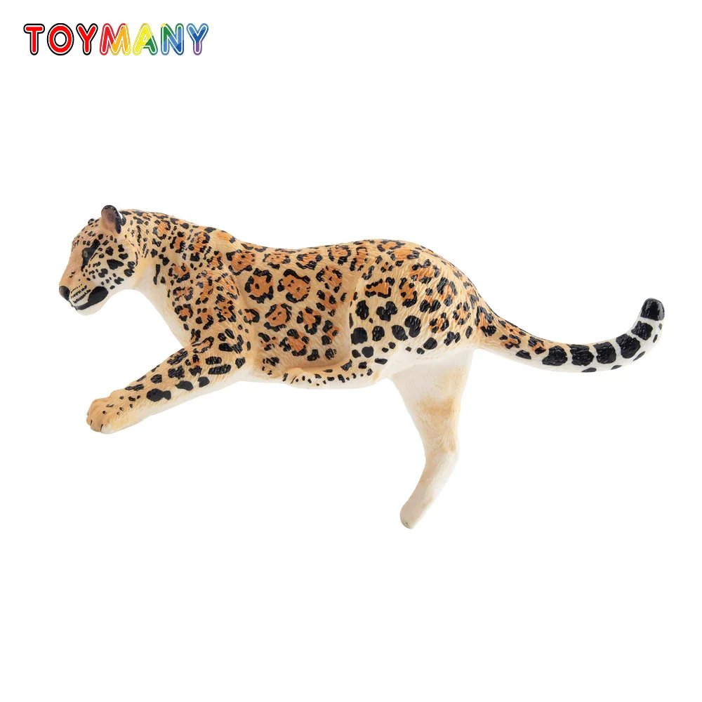 

Simulation Lying Female Jaguar Wildlife Animal Model Toy Mini Figures Dolls Action Figurines Toys Children Gift Cake Decoration