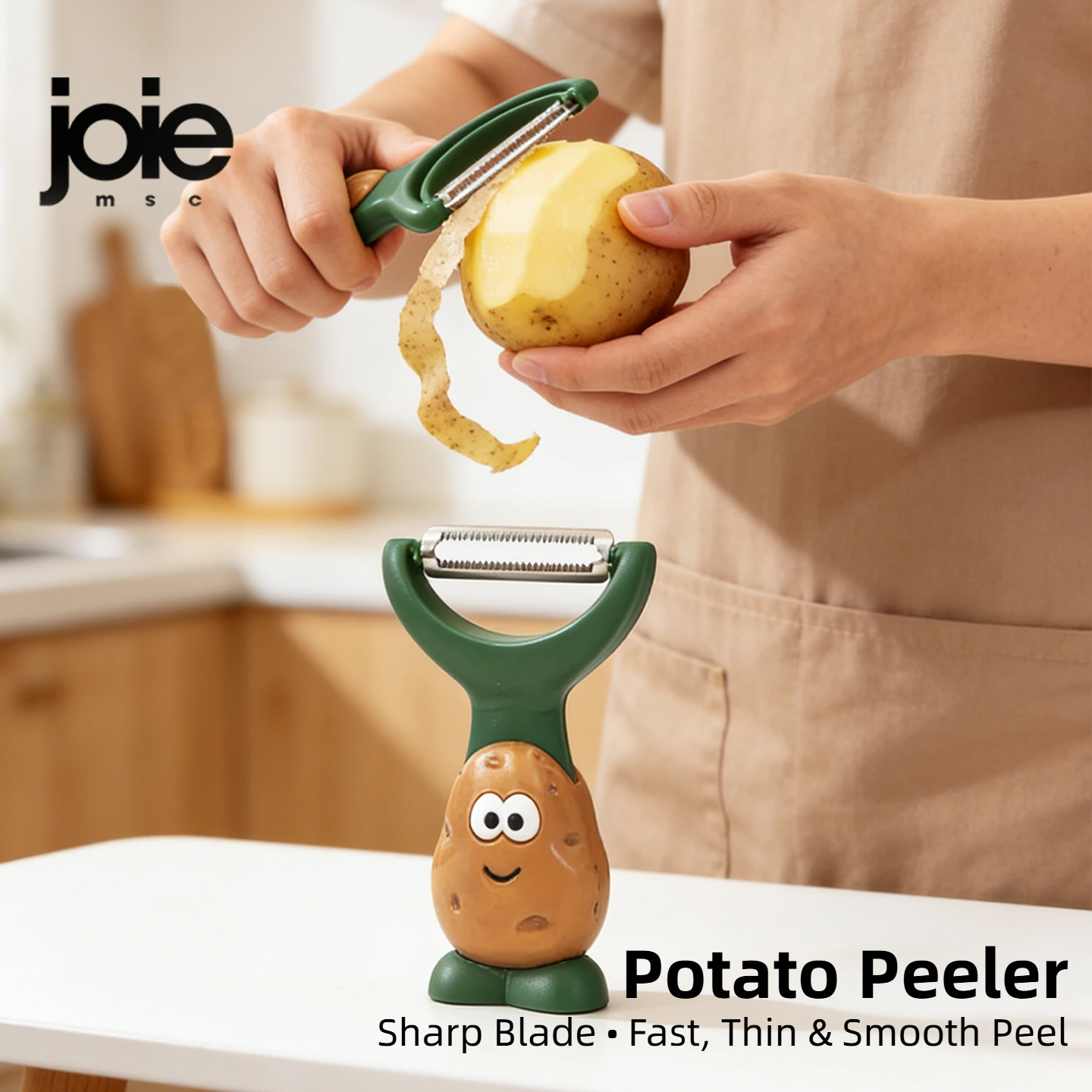 Joie ポテトピーラーステンレス鋼の皮むき器果物野菜の皮むき器