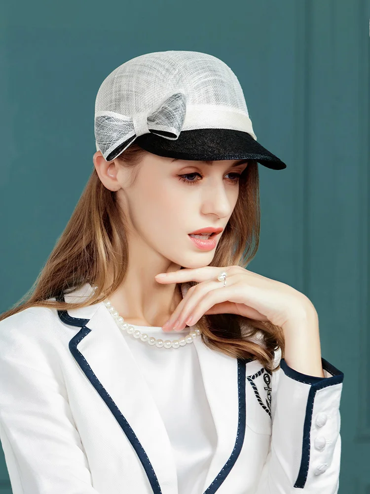 ee-summer-sun-protection-hat-women's-lace-baseball-cap-trendy-hip-hop-buet-hat-casual-sle-round-top-ort-brim-hat