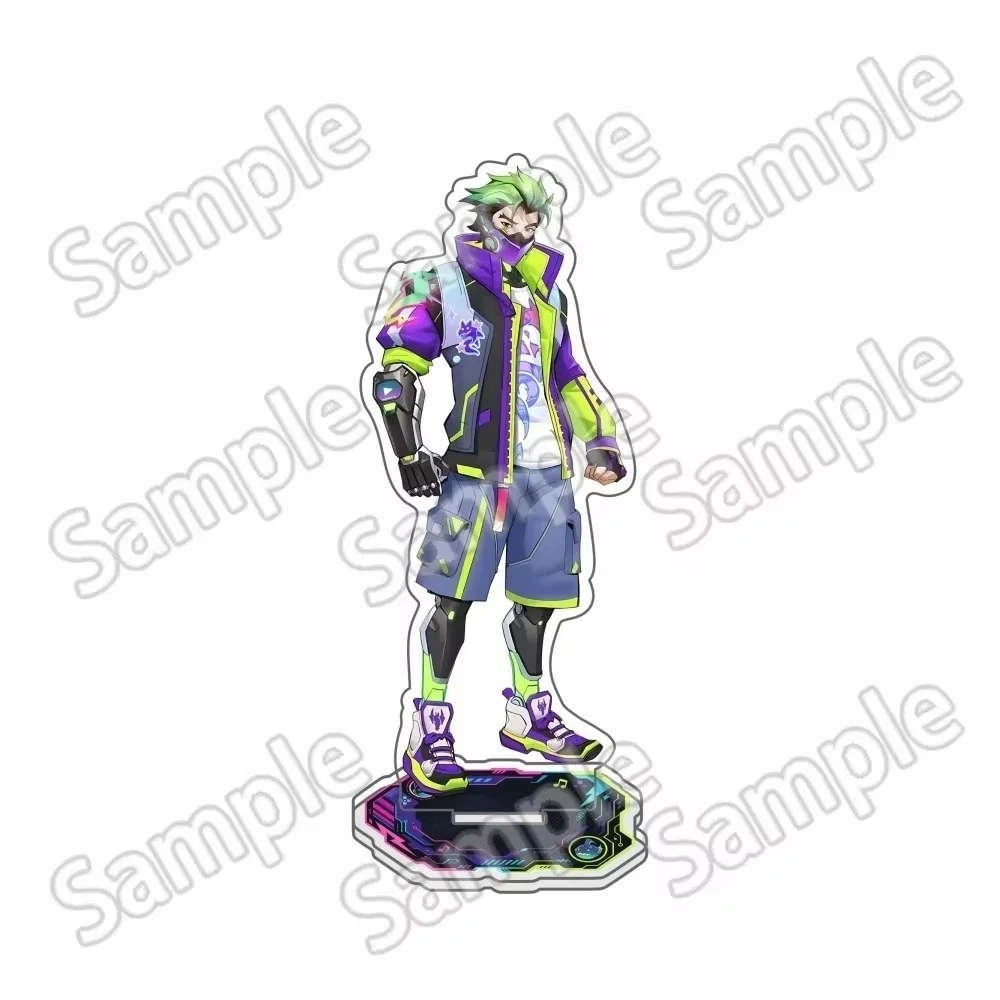 Hot Game Overwatch 2 D.Va Kiriko Mercy 15CM 10CM Acrylic Stand Keychain Desktop Tabletop Ornament Gamer Fans Collectible Gift view 4