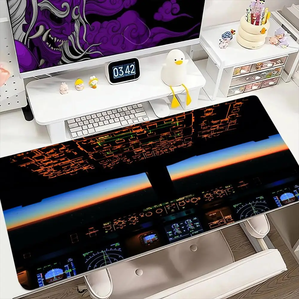 

airplane Mouse Pad 900x400MM Large Gaming Mousepad Keyboard Gamer Rubber Anti-wrinkle Anti-Slip Bottom Desk Mat