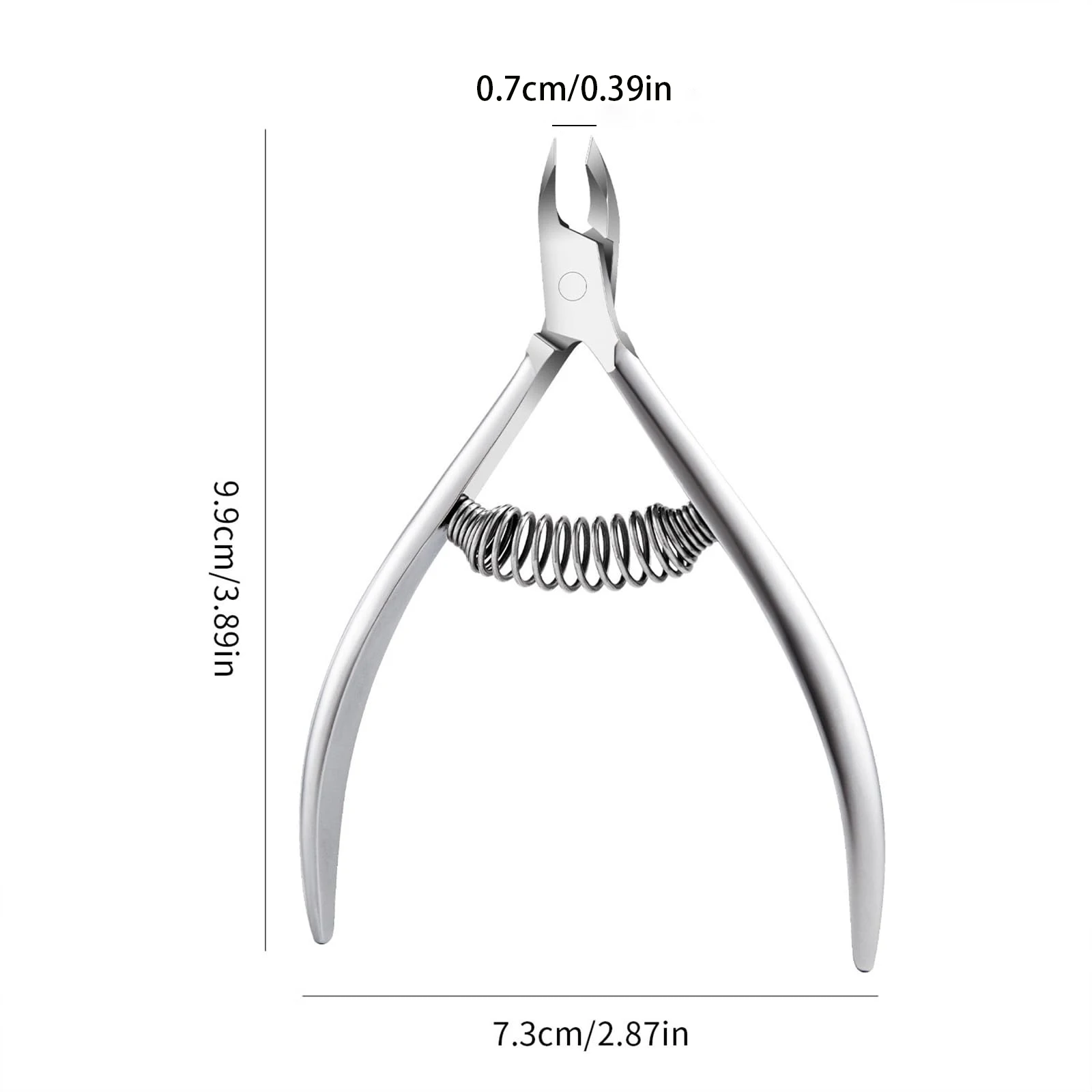 스테인레스 스틸 손톱깎이 세트, 전문 매니큐어 및 페디큐어 키트, 큐티클 가위, 니퍼 및 트리머 포함