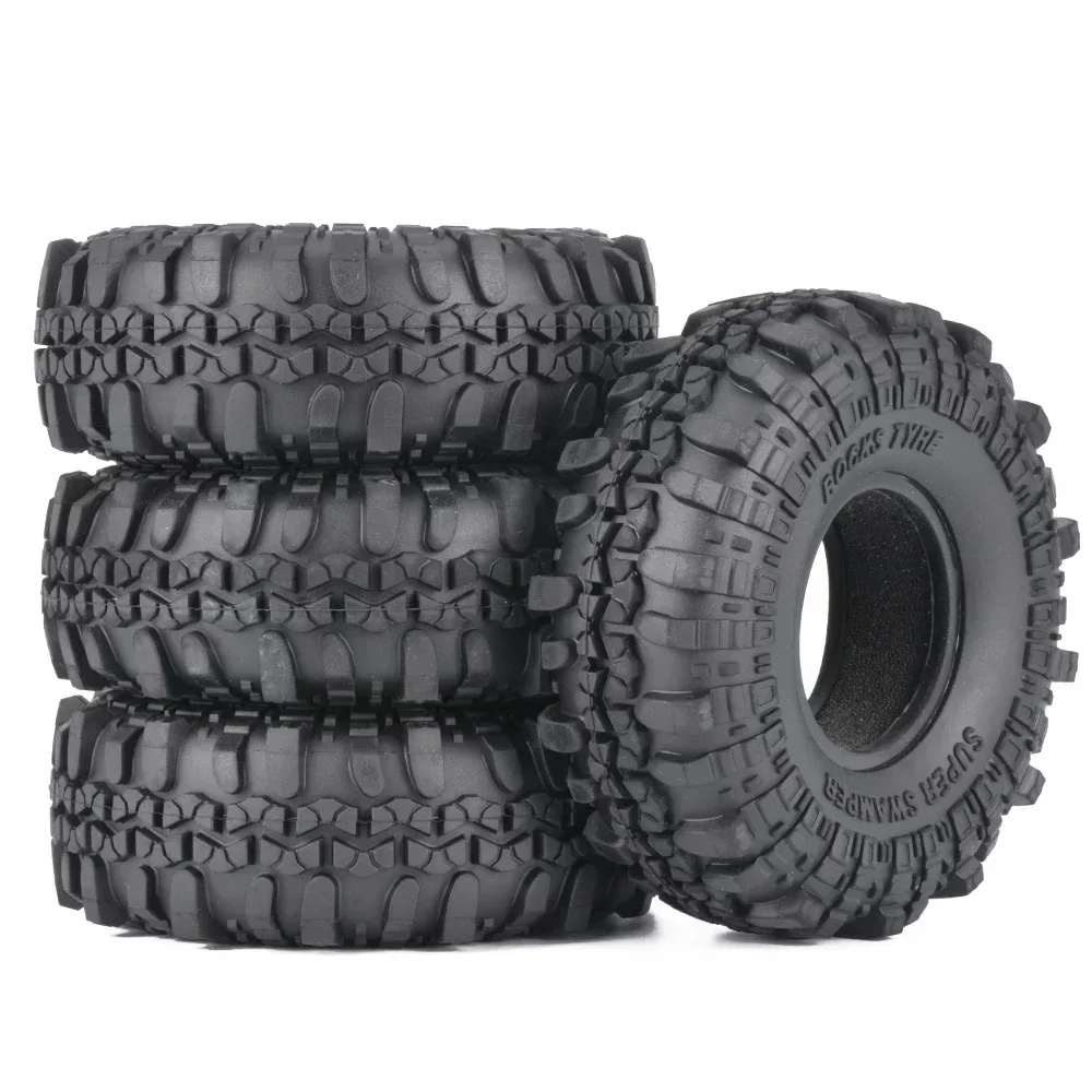

4 шт. 1,9-дюймовые резиновые шины/колесные шины для 1:10 RC Rock Crawler Axial SCX10 90046 AXI03007 Tamiya CC01 D90 D110