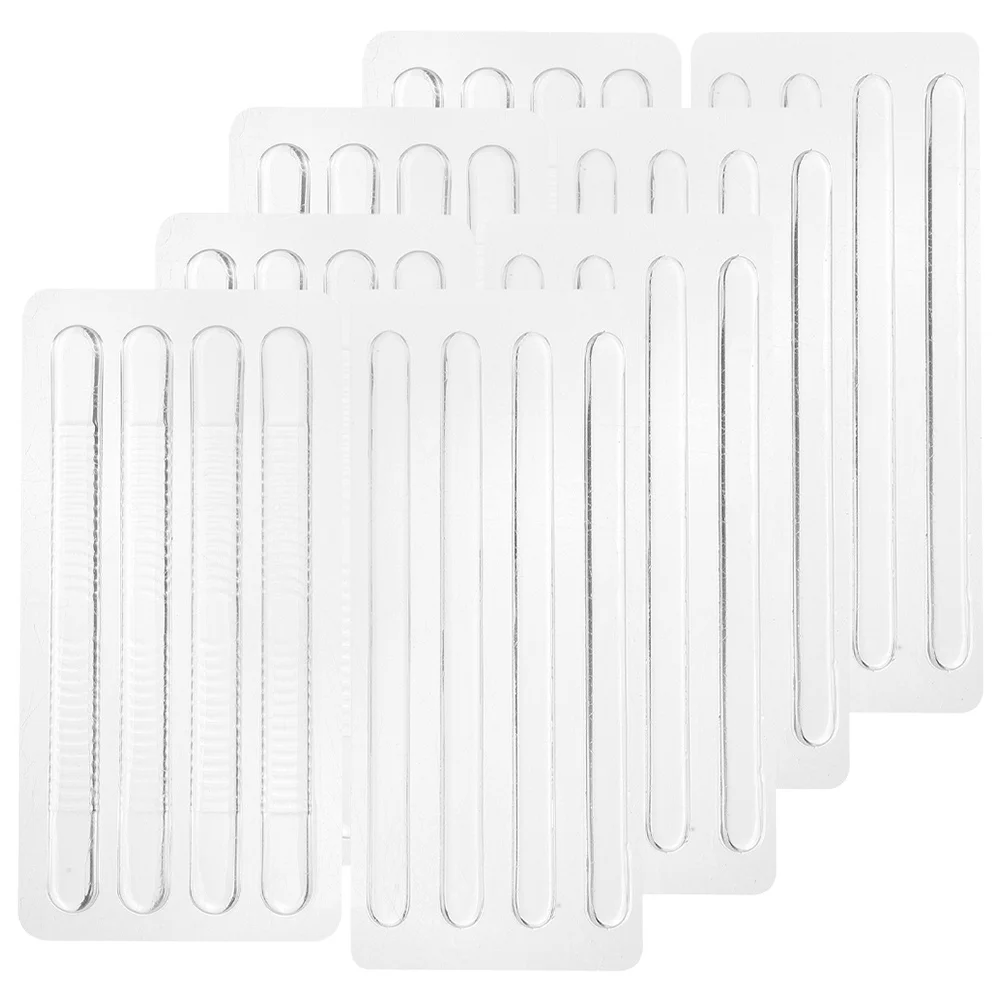 32 قطعة قبضة سيليكون منصات كعب قابلة للاستبدال للكعب العالي مقاومة للاهتراء إدراج حذاء كعب حماة للأحذية فضفاضة القدم