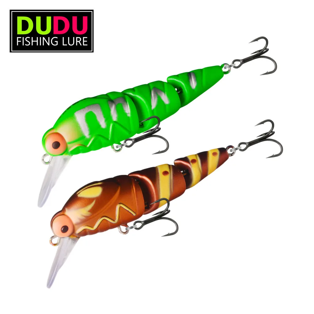 Señuelo de pesca flotante GRS, cebo duro multisección de 55mm, 5,5g, cebo Artificial, señuelo para pececillo, perca, aparejos de pesca de carpa