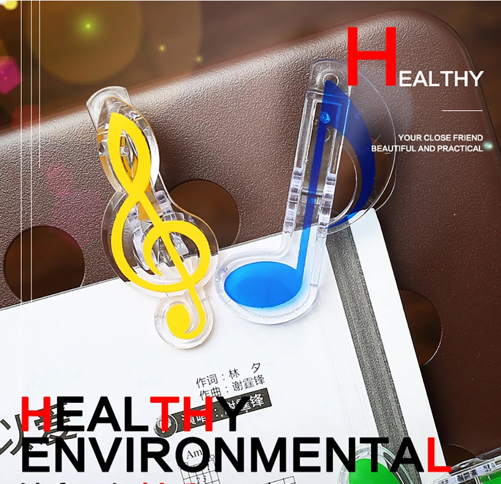 Sheet Music Clip Note Music Score Book Page Clamp Fixed Clips Holder For Guitar Violin Piano Music Accessories - Image 3