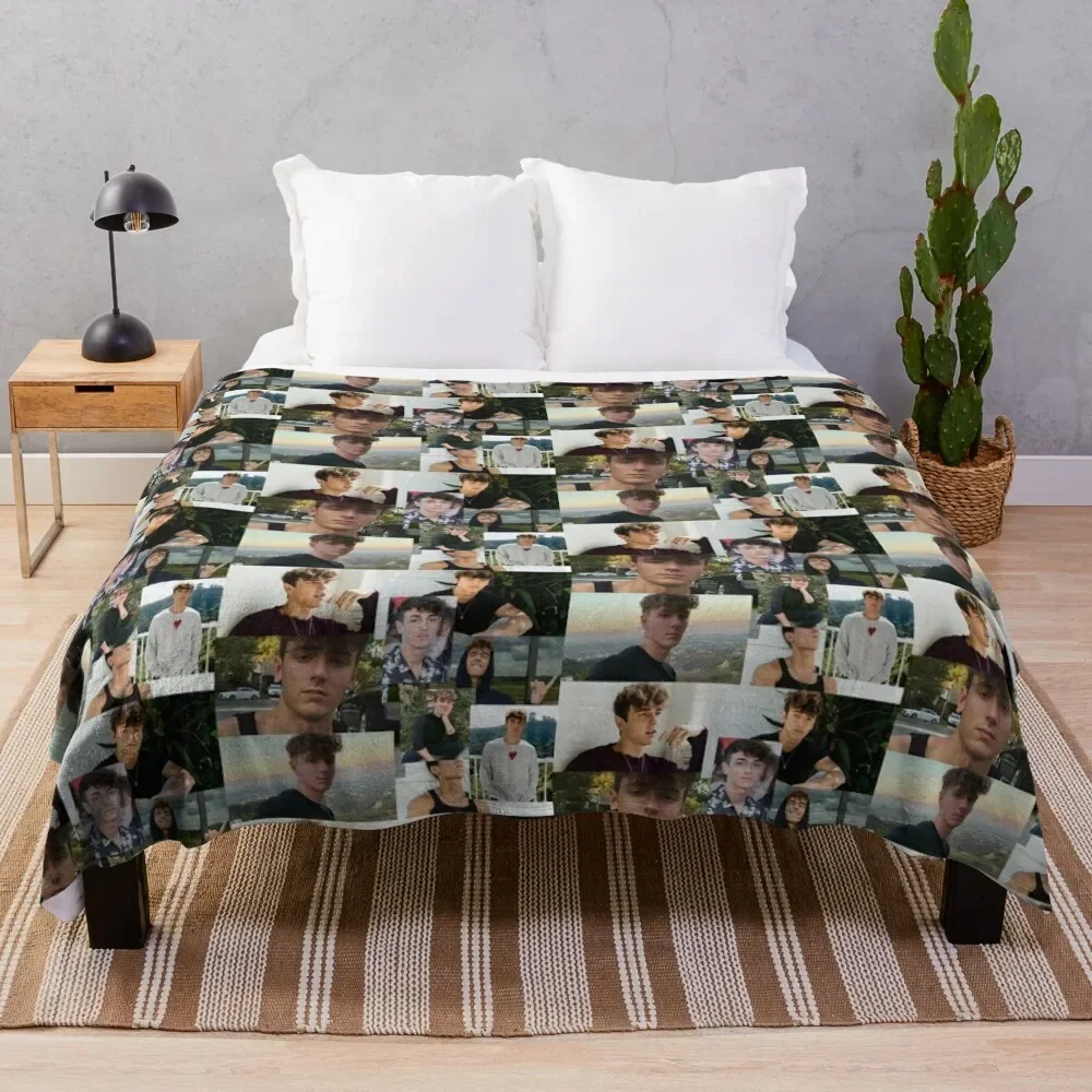 

Bryce Hall collage Throw Blanket For Sofa Thin anime Blankets