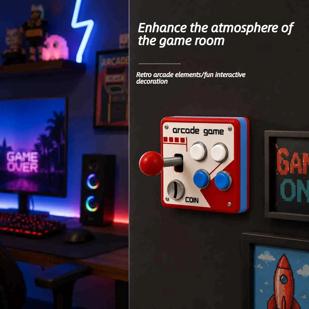 Novelty Retro Arcade Joystick  - Unique Lighting Decor 评论和价格