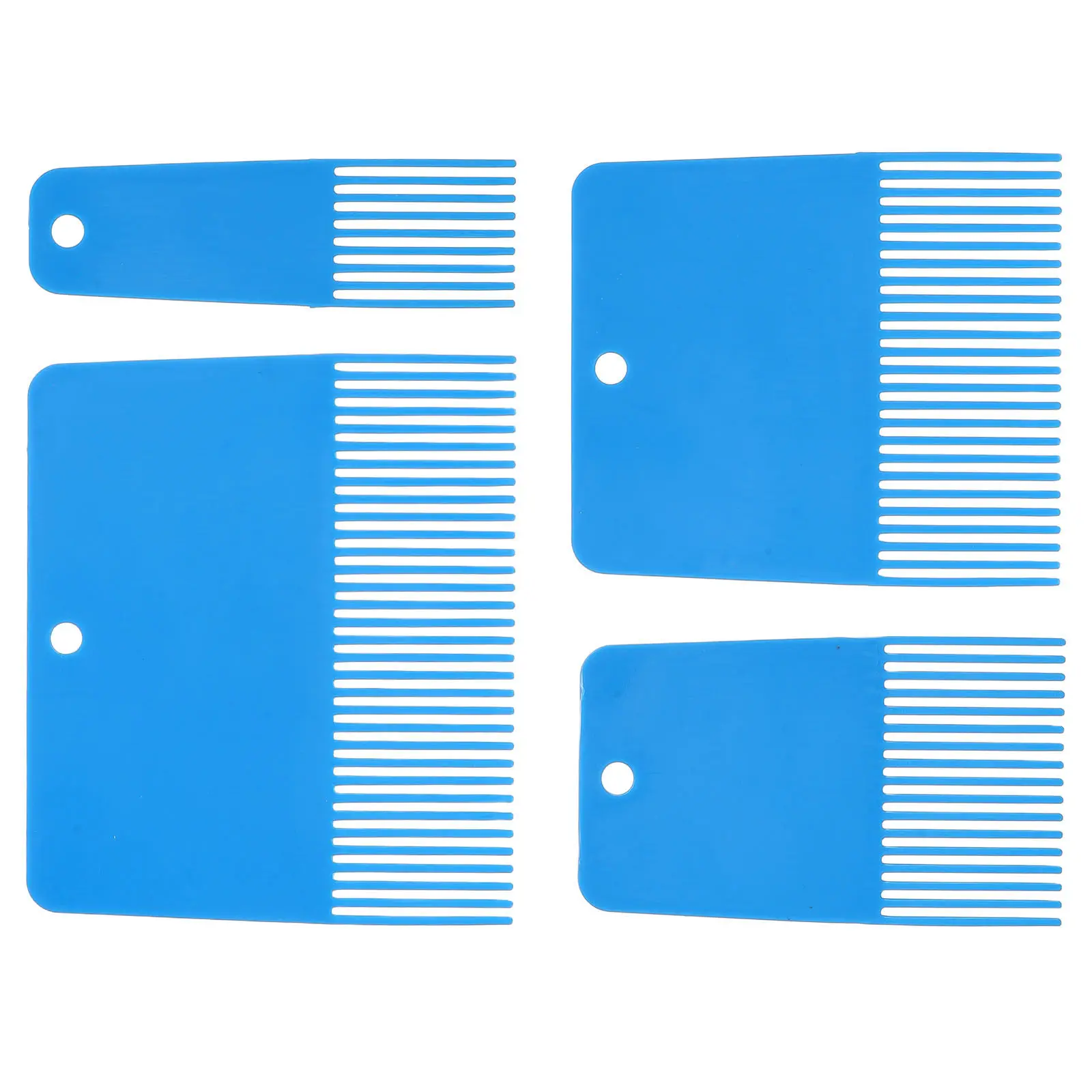 4Pcs Texture Paint Comb Tool Fine Tooth Sleeve Linen Pattern Brush Abstract Art Painting Drywall Plaster Projects Texture Art