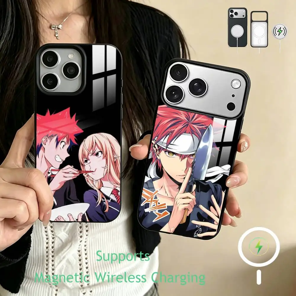 Food Wars_ Soma Yukihira  Phone Case For iPhone17,16,15,14,13,12,11 Plus,Pro Supports Magnetic Wireless Charging