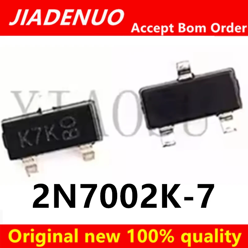 Chipset de 20 piezas K7K, 100% nuevo y original, (10-SOT23-3), 2N7002K-7