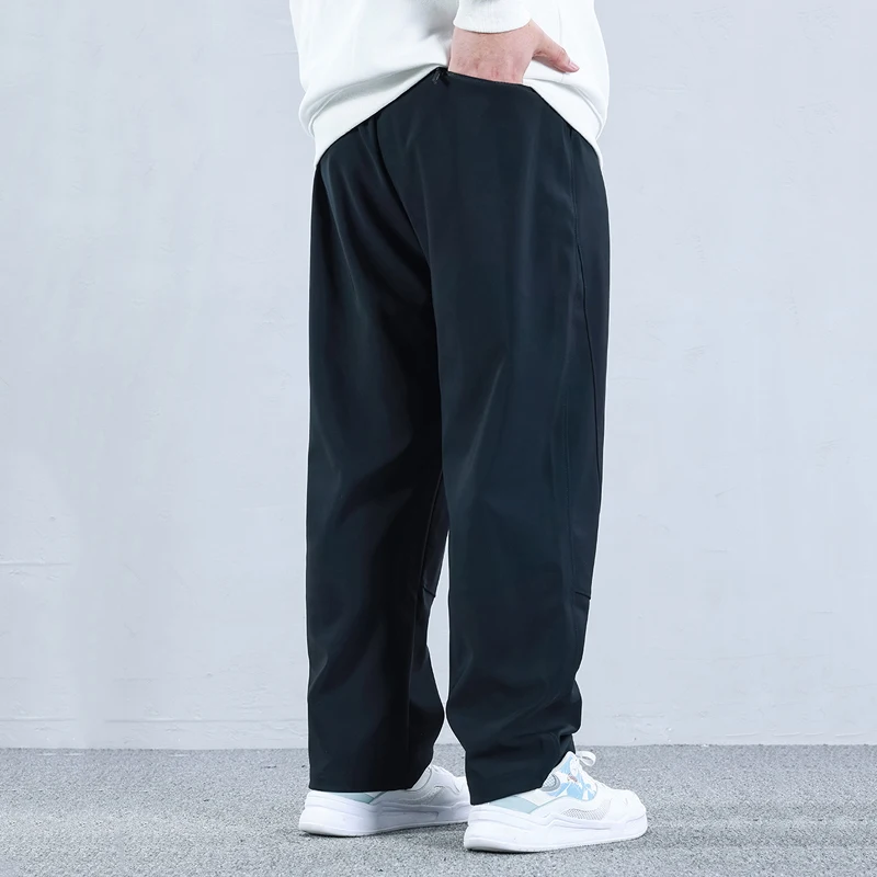 حجم كبير الرجال السراويل الشتاء الدافئة أفخم بطانة بلون السراويل الطويلة 6XL 7XL 8XL 9XL 10XL 100-150 كجم كبيرة الحجم الرجال الملابس #3