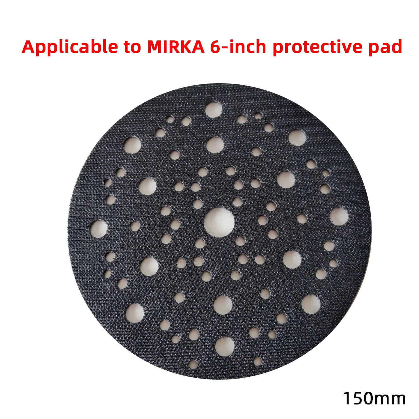 

Mirka Compatible 6-Inch 150mm Porous Protective Pads Flocking Cushioning Sandpaper Dry Sander Sanding Pad for Mirka Tools