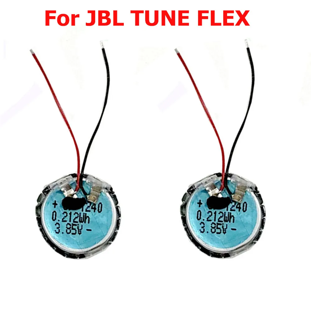 New 1240 3.85V 55mAh Headset Battery for JBl Tune Flex TWS Wireless Bluetooth Earphone Charging Case Compartment