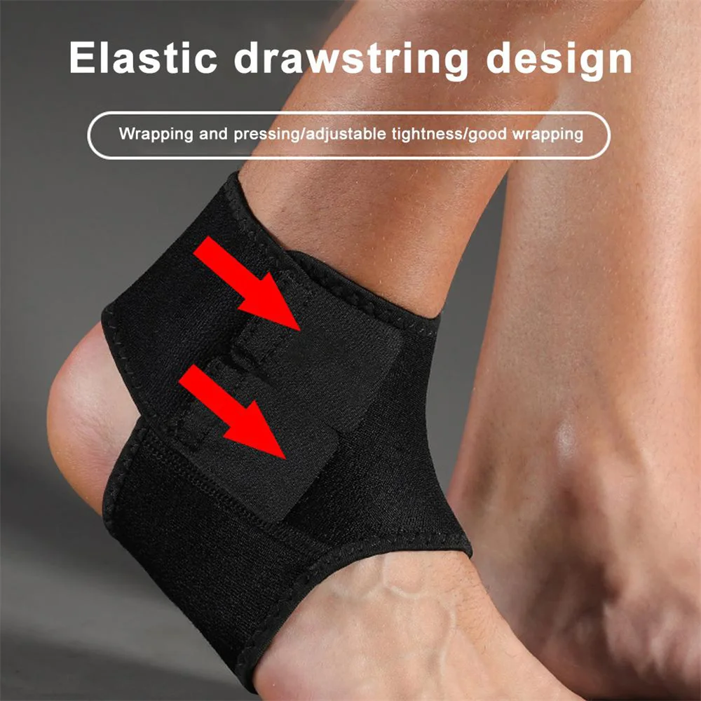 1PC Ankle Brace Neoprene Compression Adjustable Straps For Arthritis Achilles Tendonitis and Sprained Ankle