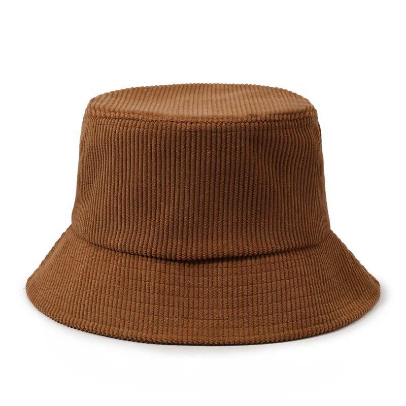 Sonnenhut für Frühling & Herbst, Einfarbiger Cord, Warm, Vielseitig für Reisen & Urlaub, Gesichtsverjüngender Fischerhut – Detail 7