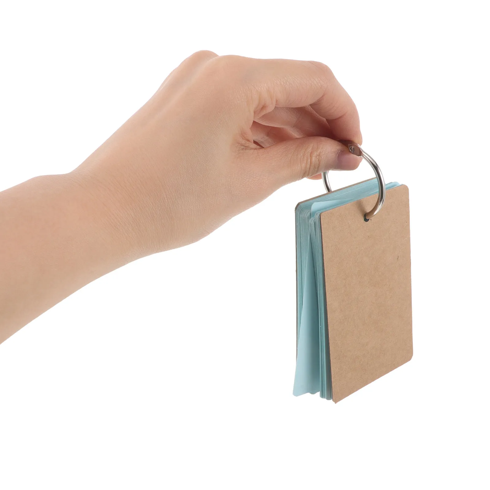 6Pcs Pocket Memo Pads Blank Page Notepads Colored Sheets Small Size Writing Notepad for Vocabulary Practice Classroom Office Use