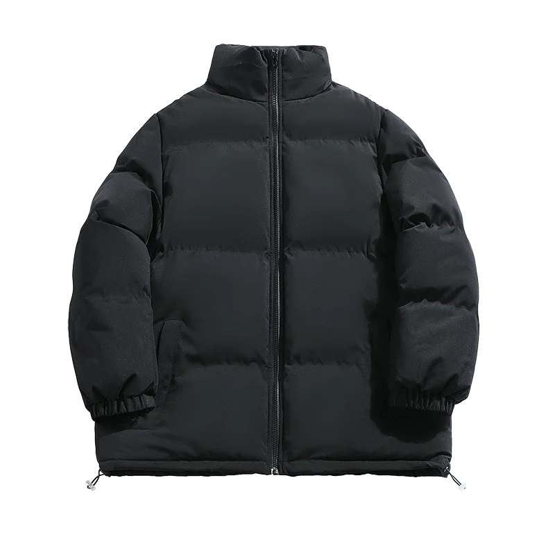 شتاء دافئ بلون سستة سترات للرجال في الهواء الطلق يندبروف ملابس الشارع الشهير الوقوف طوق سميكة الرجال سترات قطنية جديد #3