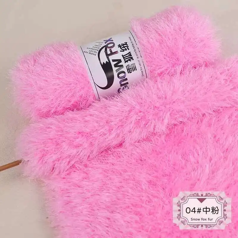 Snow Fox Fur, Mink Fur, Long Hair, Phoenix Feather, Coral Fur