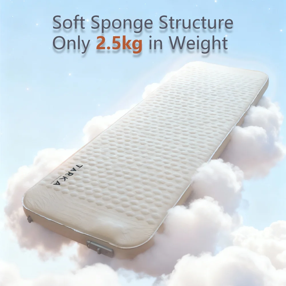 تاركا يجب اقتناؤها مرتبة هوائية للتخييم، وسادة محمولة ذاتية النفخ لراحة فورية في أي مكان - خيمة المشي لمسافات طويلة في المنزل والخارج