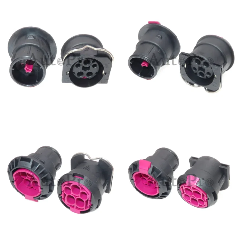 1 Set 5 Hole AC Assembly Automotive Composite Connectors Auto Sealed Plug Car Wire Harness Socket