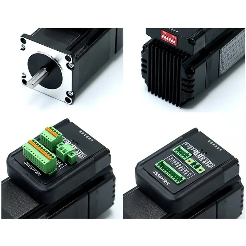 WORTHOWN-Nema23 Integrated Hybrid Servo Motor JSS57P 1.5N Closed Loop Stepper With Communication Precise Positioning For CNC