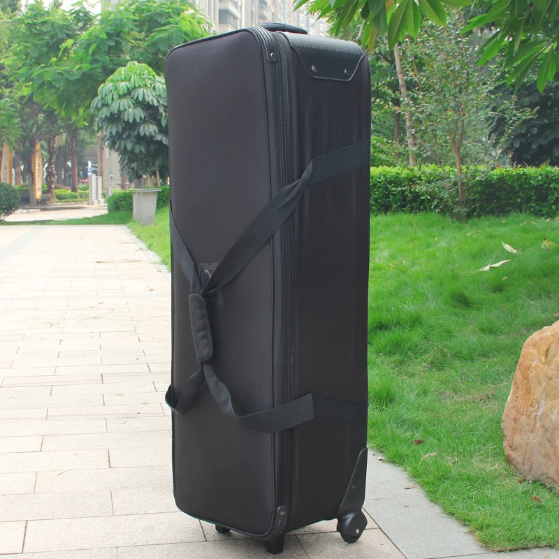 Photography Equipment Trolley Box Luggage Bag On Wheel For Light Stands Umbrellas Tripod Waterproof Carry Travel Suitcase