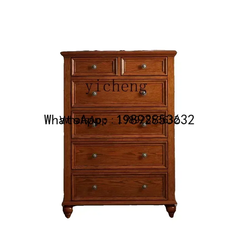 

Ретро-шкаф G3 с шестью ящиками, тумба для гостиной, шкаф для хранения из массива дерева, придиванный шкафчик, для небольшой квартиры, для дома