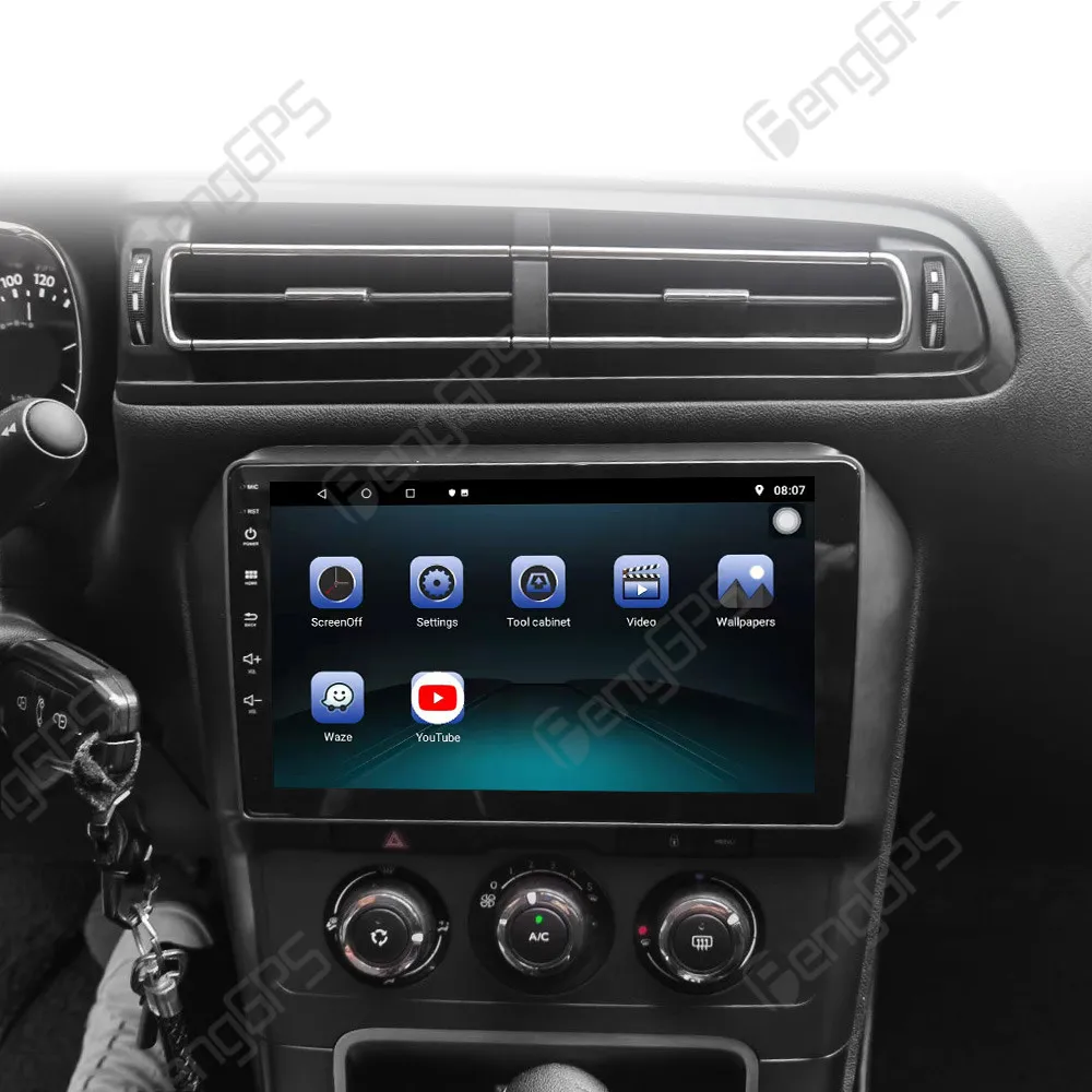 9 بوصة أندرويد 13 راديو السيارة CarPlay لسيتروين C4 شاشة تعمل باللمس مشغل وسائط متعددة لتحديد المواقع والملاحة رئيس وحدة DSP اكسسوارات السيارات