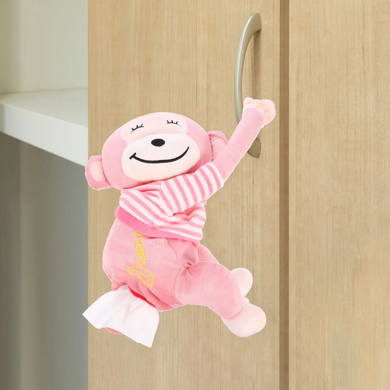 

Cartoon Tissue Box Hanging Type Tissue Holder Vehicle Mounted Napkin Dispenser Paper Towel Holder Seat Hanging