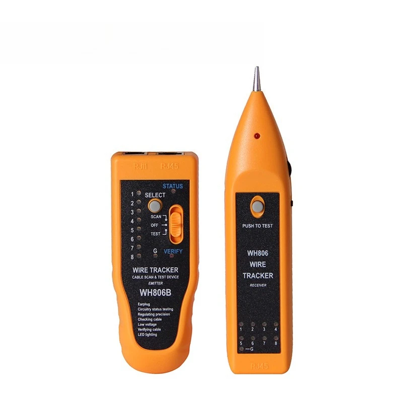 WH806B Wire Tracer, Wireless Network Fault Meter for Cable Pairing & Line Checking