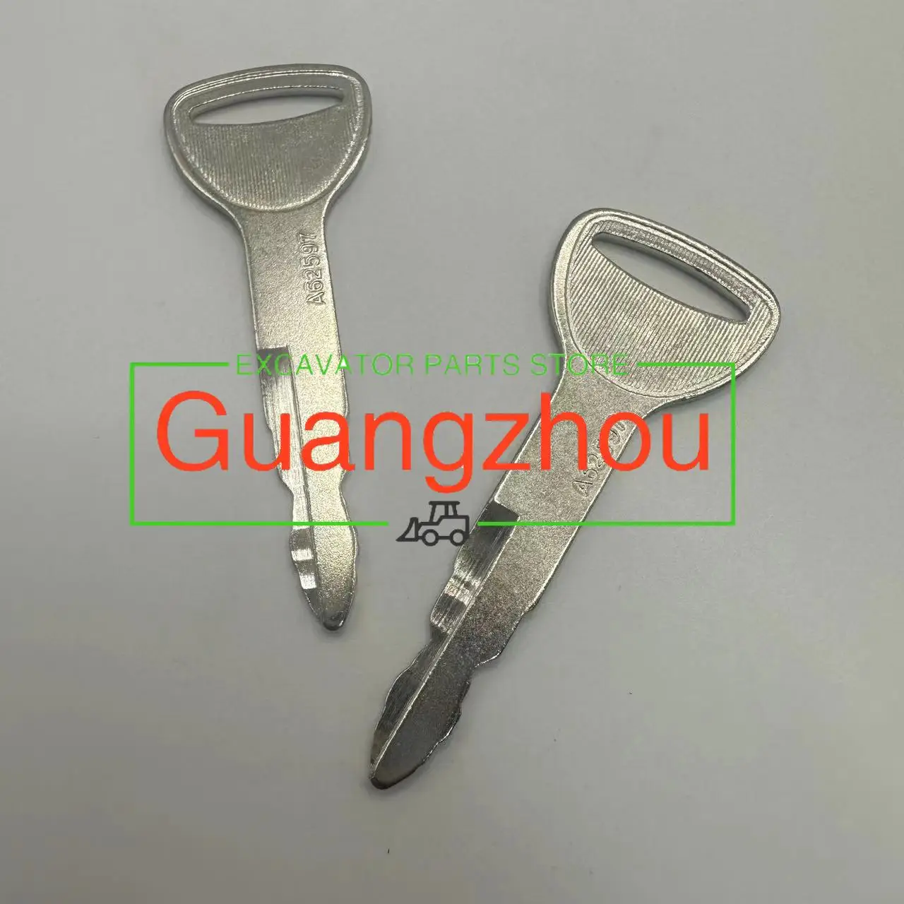1PC/5PCS/10PCS A62597 Keys with Logo 57591-23330-71 Ignition Key for Forklift New Model