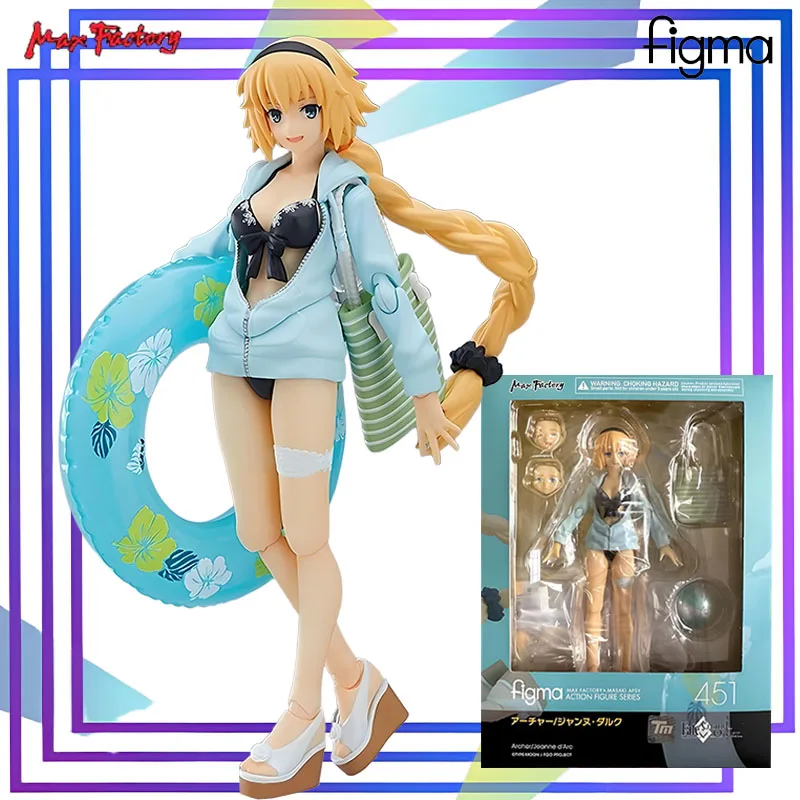

Max оригинальная серия Figma купальник Jeanne D'Arc аниме фигурка в сборе модель игрушки Коллекционная модель украшения подарки для